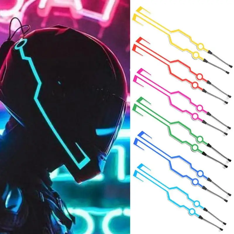 2Pcs Waterproof Helmet Motorcycle Light Riding Signal EL Strip Flashing LED Durable Kit Bar DIY Motorcycle Helmet Strip light
2Pcs Waterproof Helmet Motorcycle Light Riding Signal EL Strip Flashing LED Durable Kit Bar DIY Motorcycle Helmet Strip light