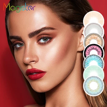 MAGISTER Creative Twelve Constellations Series Colored Contacts 2pcs/Pair Yearly Disposable Contacts Lenses For Party With Case
MAGISTER Creative Twelve Constellations Series Colored Contacts 2pcs/Pair Yearly Disposable Contacts Lenses For Party With Case