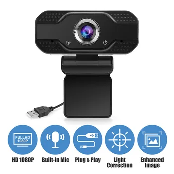 USB Wencam 2MP 1080P HD Computer PC USB 2.0 Webcam Live Online Conference Teaching Portable Web Camera with Microphone
USB Wencam 2MP 1080P HD Computer PC USB 2.0 Webcam Live Online Conference Teaching Portable Web Camera with Microphone