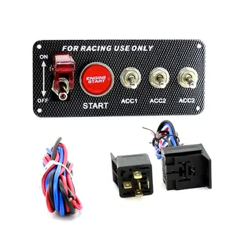 Iztoss 12V LED Ignition Switch Panel Engine Start Push Button Toggle Fit for Racing Car
Iztoss 12V LED Ignition Switch Panel Engine Start Push Button Toggle Fit for Racing Car