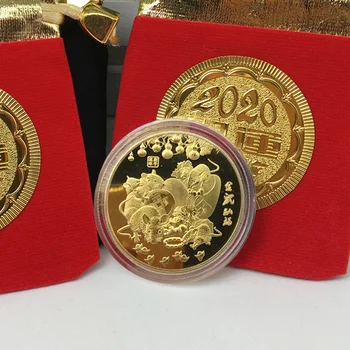Besegad Commemorative Coin 2020 Year of the Rat Challenge Collectible Coins Chinese Zodiac Souvenir for Spring Festival Gifts
Besegad Commemorative Coin 2020 Year of the Rat Challenge Collectible Coins Chinese Zodiac Souvenir for Spring Festival Gifts