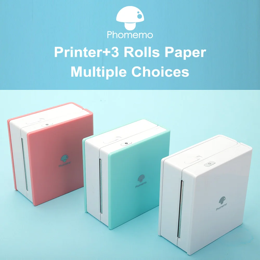 Phomemo M02 Mini Portable Bluetooth Thermal Printer Pocket Sticker Receipt Printer Compatible with iOS + Android
Phomemo M02 Mini Portable Bluetooth Thermal Printer Pocket Sticker Receipt Printer Compatible with iOS + Android