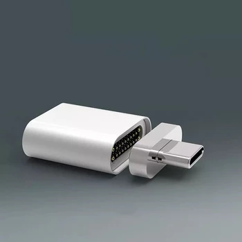 10Gpbs Data Transfer USB Type C Magnetic Adapter for Macbook 86W PD Charge 4K Video 20 Pin Converter for Matebook Xiaomi Laptop 
10Gpbs Data Transfer USB Type C Magnetic Adapter for Macbook 86W PD Charge 4K Video 20 Pin Converter for Matebook Xiaomi Laptop