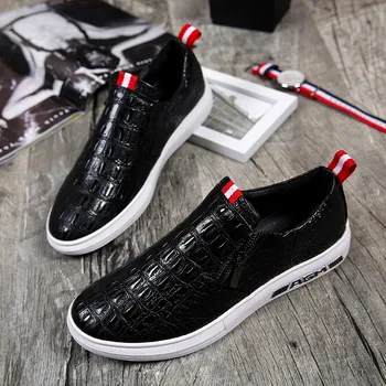 2019 spring and autumn fashion crocodile pattern men's shoes, Korean casual men's shoes, comfortable soft men's shoes
2019 spring and autumn fashion crocodile pattern men's shoes, Korean casual men's shoes, comfortable soft men's shoes