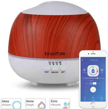 Smart Wifi Humidifier Wireless Intelligent WiFi Aroma Oil Diffuser Compatible with Alexa Google Home via Tuya APP Voice Control
Smart Wifi Humidifier Wireless Intelligent WiFi Aroma Oil Diffuser Compatible with Alexa Google Home via Tuya APP Voice Control