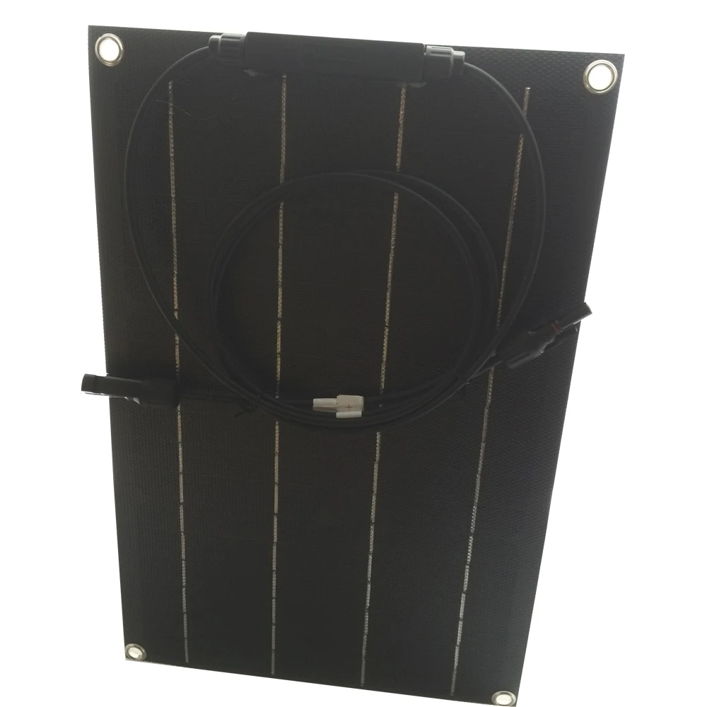 20 Вт etfe Гибкая солнечная панель монокристаллическая батарея полугибкая 12 в