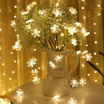 1.5M 10LED Christmas Tree Snow Flakes String Fairy Light Xmas Party Garden Garland Decoration Lights Holiday Decoration
1.5M 10LED Christmas Tree Snow Flakes String Fairy Light Xmas Party Garden Garland Decoration Lights Holiday Decoration