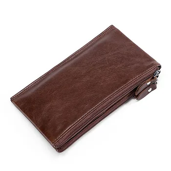 Men Genuine Leather Wallet Long Retro Double Zipper Wallets for Men Business Credit ID Card Holder Male Clutch Money Bag Man
Men Genuine Leather Wallet Long Retro Double Zipper Wallets for Men Business Credit ID Card Holder Male Clutch Money Bag Man