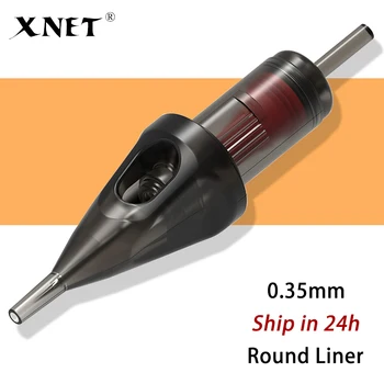 

XNET Tattoo Needles Revolution Cartridge 0.35mm Needle Round Liner 1RL 3RL 5RL 7RL 9RL 11RL 13RL 15RL for Tattoos Machines
