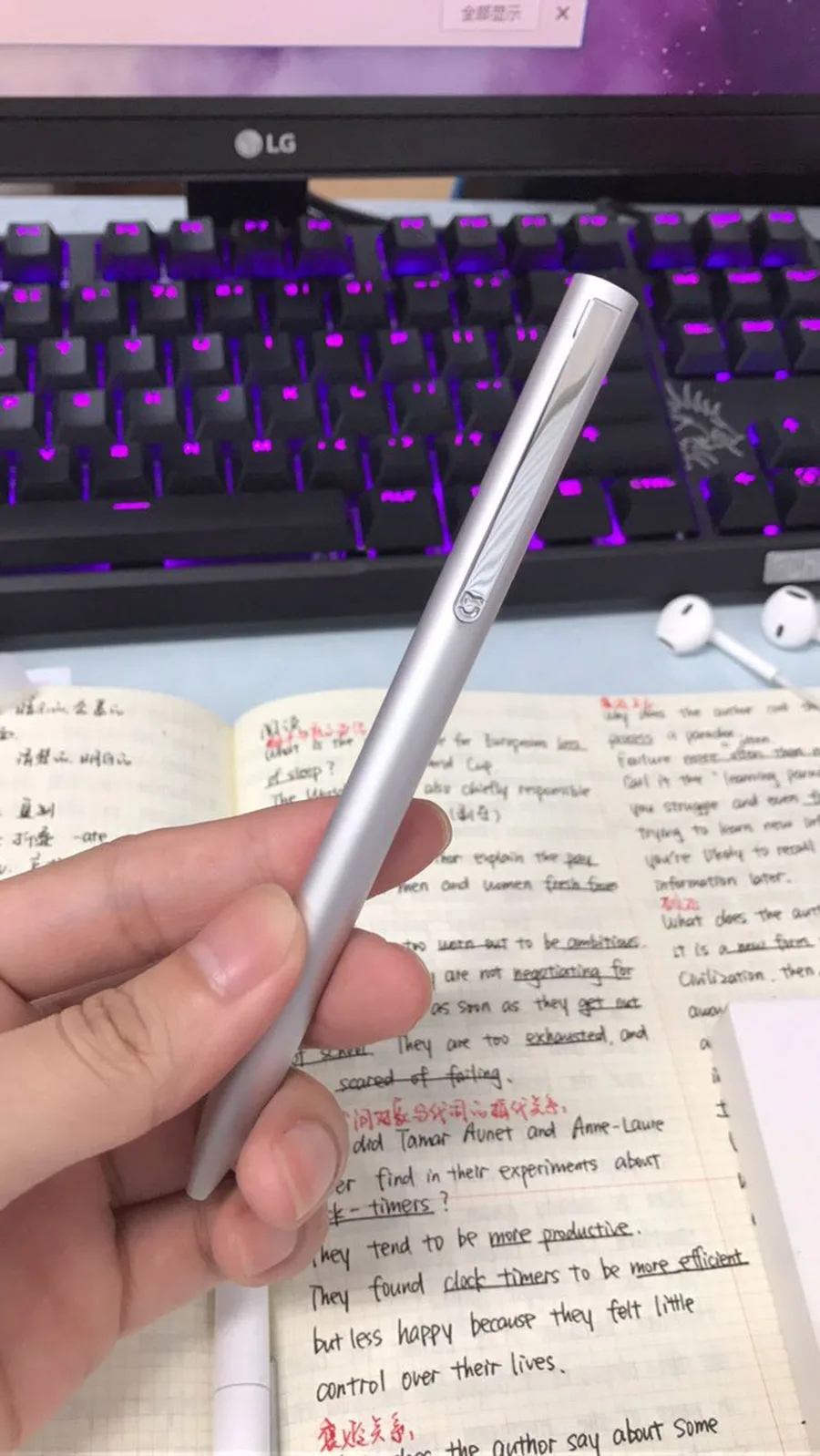 2020 Original Xiaomi Mi Aluminum Rollerball Pen Mijia Metal Sign Pen 0.5mm Japan MiKuni ink refill Aluminum alloy pen holder (9)
