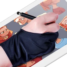 ANKNDO Two Finger Drawing Tablet Stylus Pen Gloves Anti-Fouling Anti-Touch Sweat-Proof Screen Touch Pen Glove For Ipad Pro ANKNDO Two Finger Drawing Tablet Stylus Pen Gloves Anti-Fouling Anti-Touch Sweat-Proof Screen Touch Pen Glove For Ipad Pro