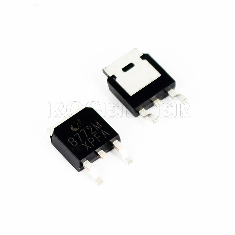 20pcs/lot Triode (transistor) B772M TO 252 PNP Vceo= 30V Ic= -3a HFE=100-200 | Электронные компоненты и