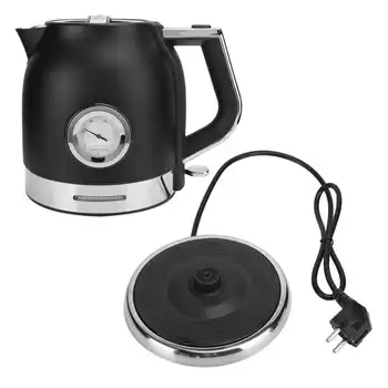1.8L Household Electric Kettle Stainless Steel Water Kettle With Thermometer EU Plug 220-240V Black Water Boiler Pot
1.8L Household Electric Kettle Stainless Steel Water Kettle With Thermometer EU Plug 220-240V Black Water Boiler Pot