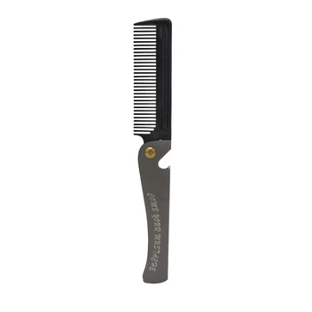 Men'S Folding Pocket Comb Knife Shape PP Hair Beard Back Hair Comb Metal Handle Foldable Comb Facial Beard Comb
Men'S Folding Pocket Comb Knife Shape PP Hair Beard Back Hair Comb Metal Handle Foldable Comb Facial Beard Comb