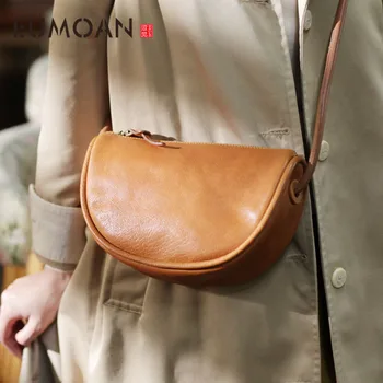 EUMOAN Handmade leather temperament bag, vintage saddle bag, ladies casual stiletto bag
EUMOAN Handmade leather temperament bag, vintage saddle bag, ladies casual stiletto bag