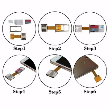 Card Extender Dual SIM Adapter Extension Cable Slot Durable For Mobile Phone Android @M23
Card Extender Dual SIM Adapter Extension Cable Slot Durable For Mobile Phone Android @M23