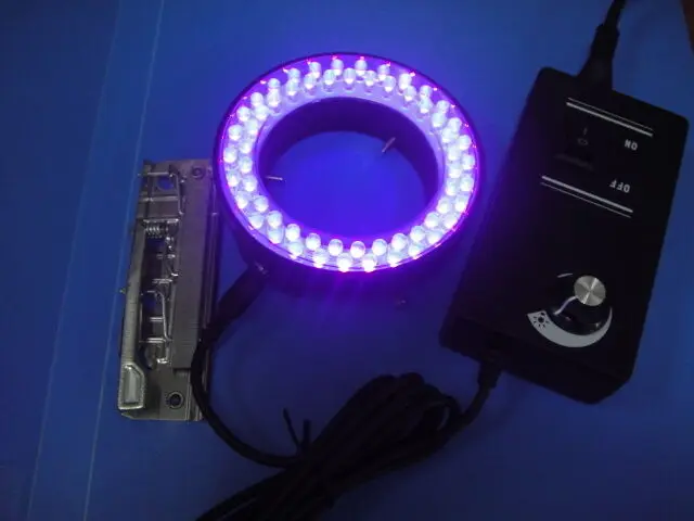 1pcs DC12V Microscope Light 60-LED Ring Lamp Purple UV Light 6400K 500mA Durable
1pcs DC12V Microscope Light 60-LED Ring Lamp Purple UV Light 6400K 500mA Durable