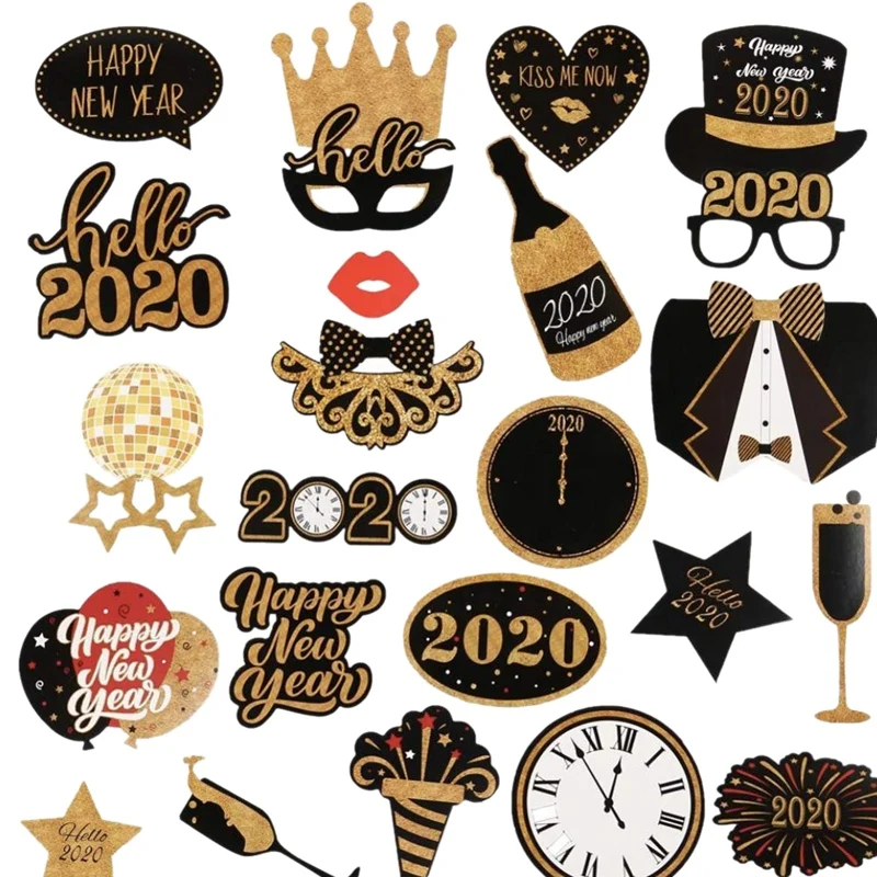 2020 Happy New Year's Eve Party Photo Booth Props Backdrop Foil Curtains for Birthday, Decor, Wedding
2020 Happy New Year's Eve Party Photo Booth Props Backdrop Foil Curtains for Birthday, Decor, Wedding