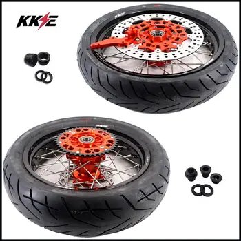 KKE 3.5/4.25 COMPLETE CUSH DRIVE WHEELS SET FOR KTM 690 SMC 07-11 WITH CST TIRES MOTORCYCLE
KKE 3.5/4.25 COMPLETE CUSH DRIVE WHEELS SET FOR KTM 690 SMC 07-11 WITH CST TIRES MOTORCYCLE