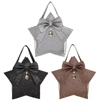 New Messenger Handbags Women Star Shaped Chain Bag Shoulder Bag Shining Sequins
New Messenger Handbags Women Star Shaped Chain Bag Shoulder Bag Shining Sequins