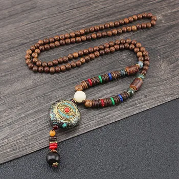 Vintage Handmade Long Wood Beads Necklace Men Nepal Boho Ethnic Round Eye Pendants Statement Jewelry for Women Gifts Wholesale
Vintage Handmade Long Wood Beads Necklace Men Nepal Boho Ethnic Round Eye Pendants Statement Jewelry for Women Gifts Wholesale