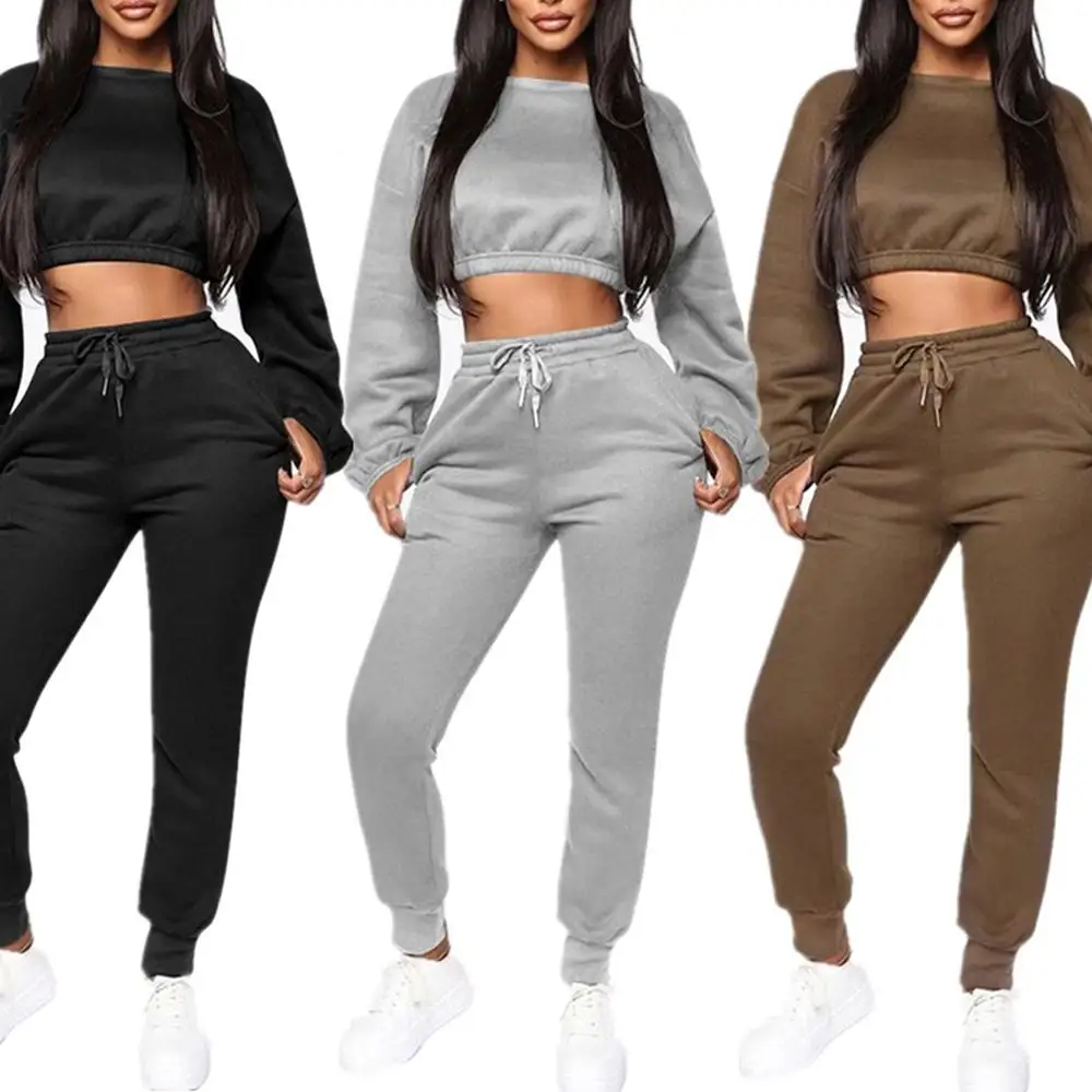 SALE Women's Autumn Winter Models Explosion Models Plus Velvet Sweater Long Sleeves Sports Suit Casual Fashion Two-piece Suit
SALE Women's Autumn Winter Models Explosion Models Plus Velvet Sweater Long Sleeves Sports Suit Casual Fashion Two-piece Suit