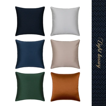 Light Luxury Solid Color Pillow Cases Embroidery Silver Gray Dark Green Sofa Cushion Cover High Precision Jacquard Pillowcase
Light Luxury Solid Color Pillow Cases Embroidery Silver Gray Dark Green Sofa Cushion Cover High Precision Jacquard Pillowcase