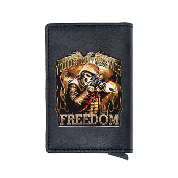 Black You Just Don't Mess With Freedom Soldier Digital Printing Card Holder Leather Wallet Men Women Aluminium Short Purse
Black You Just Don't Mess With Freedom Soldier Digital Printing Card Holder Leather Wallet Men Women Aluminium Short Purse