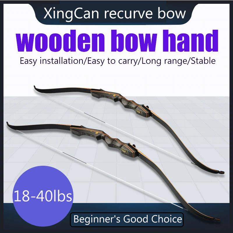 1pc Archery 18-40lbs Recurve Bow 62inch Right Hand Wood Bow Outdoor Hunting Shooting Training Sports Bow And Arrow
1pc Archery 18-40lbs Recurve Bow 62inch Right Hand Wood Bow Outdoor Hunting Shooting Training Sports Bow And Arrow