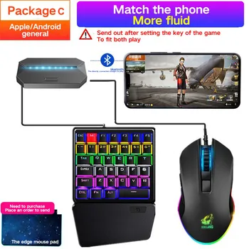 G6 PUBG Mobile Gamepad Controller Gaming Keyboard Mouse Converter For Android ios Phone IPAD Bluetooth 4.1 Adapter Free Gift