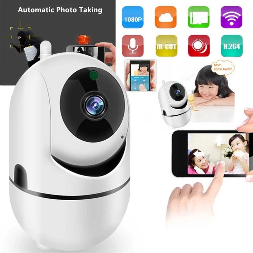 1080P Wireless Camera WiFi Mini Home Baby Monitor IP Camera Auto Tracking Camera Security Surveillance CCTV Camera
1080P Wireless Camera WiFi Mini Home Baby Monitor IP Camera Auto Tracking Camera Security Surveillance CCTV Camera