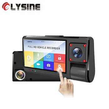 3-CH Touch Screen 1080P Car DVR Dash Cam Video Registrar Drive Recorder with Reverse Camera IR Night Vision 3 Camera Recording
3-CH Touch Screen 1080P Car DVR Dash Cam Video Registrar Drive Recorder with Reverse Camera IR Night Vision 3 Camera Recording