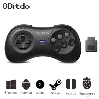 8Bitdo M30 Gamepad for Sega Genesis MD Mega Drive Controller for Nintendo Switch for Raspberry Pi Wireless PC Joystick Android
8Bitdo M30 Gamepad for Sega Genesis MD Mega Drive Controller for Nintendo Switch for Raspberry Pi Wireless PC Joystick Android