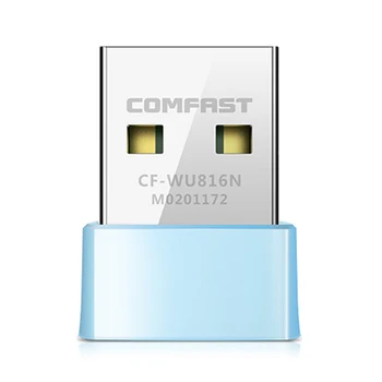 COMFAST CF-WU816N 150Mbps 2.4G Mini USB Wireless WiFi Adapter 2DBi Wifi Antenna Free Driver Adapter for Desktop Laptop
COMFAST CF-WU816N 150Mbps 2.4G Mini USB Wireless WiFi Adapter 2DBi Wifi Antenna Free Driver Adapter for Desktop Laptop