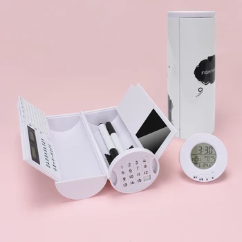 Multifunctional Pencil Case Large Capacity Pen Box with Mirror Sliding Block Digital Clock Solar Caculator School Stationery
Multifunctional Pencil Case Large Capacity Pen Box with Mirror Sliding Block Digital Clock Solar Caculator School Stationery