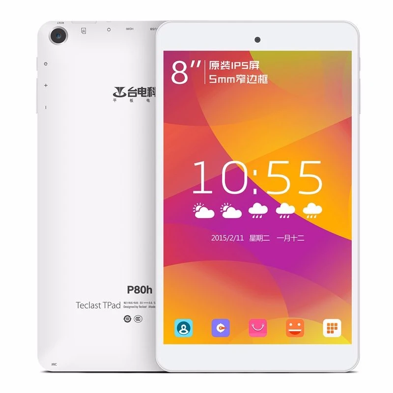 

Teclast P80H 8 Inch Android 5.1 Tablet PC MT8163 Quad Core 1GB RAM 8GB ROM 1280*800 IPS 1.3GHz Dual Camera Tablet