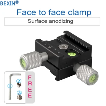 BEXIN QR50B Quick release clamp Detachable two way Flexible For Arca Swiss standard adapter for Camera Tripod Aliuminium Clamp
BEXIN QR50B Quick release clamp Detachable two way Flexible For Arca Swiss standard adapter for Camera Tripod Aliuminium Clamp