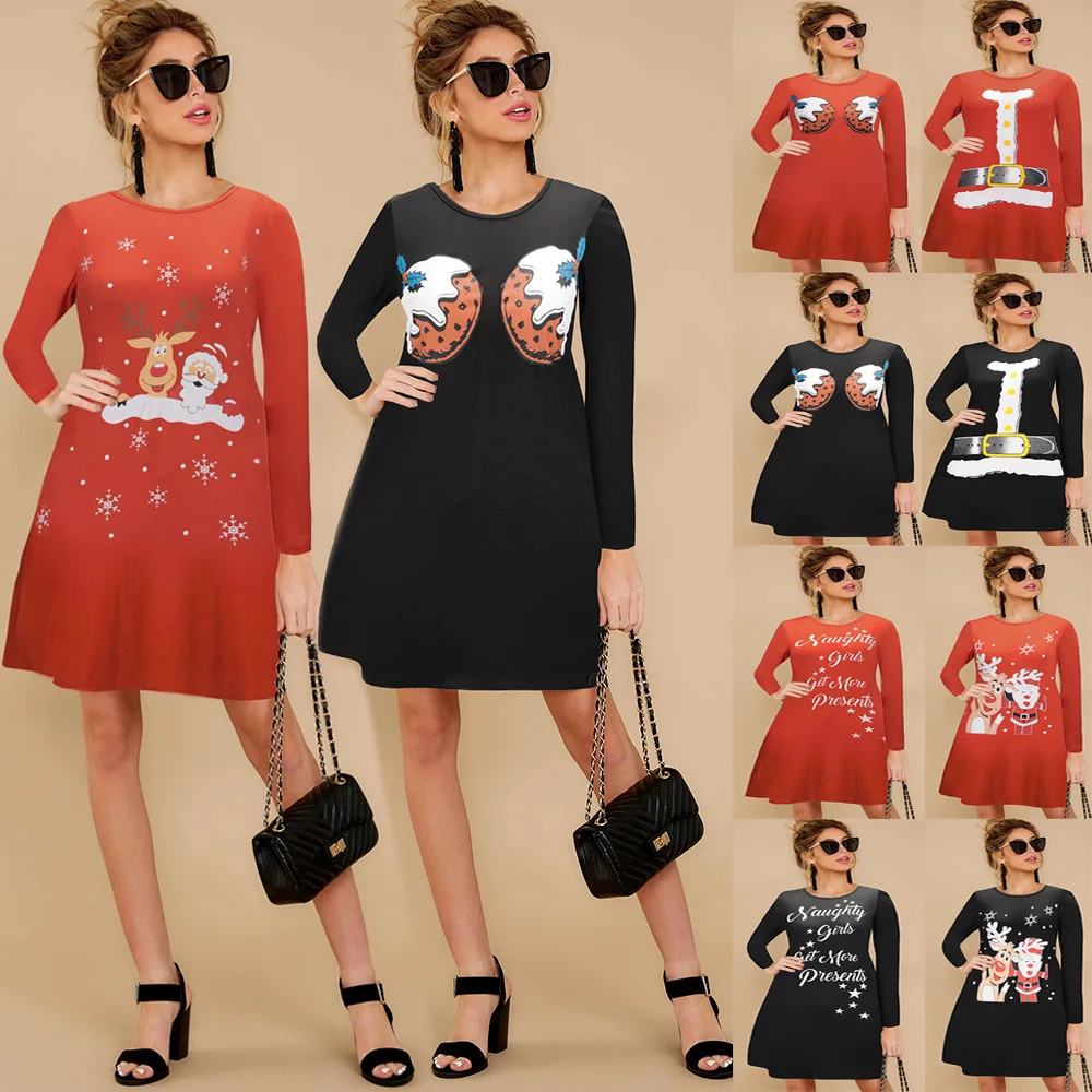 iMucci 2020 Winter New Prints Dresses Women Christmas Series Pattern A-Line Dress Long Sleeve Pullovers Fashion Vestidos Mujer
iMucci 2020 Winter New Prints Dresses Women Christmas Series Pattern A-Line Dress Long Sleeve Pullovers Fashion Vestidos Mujer
