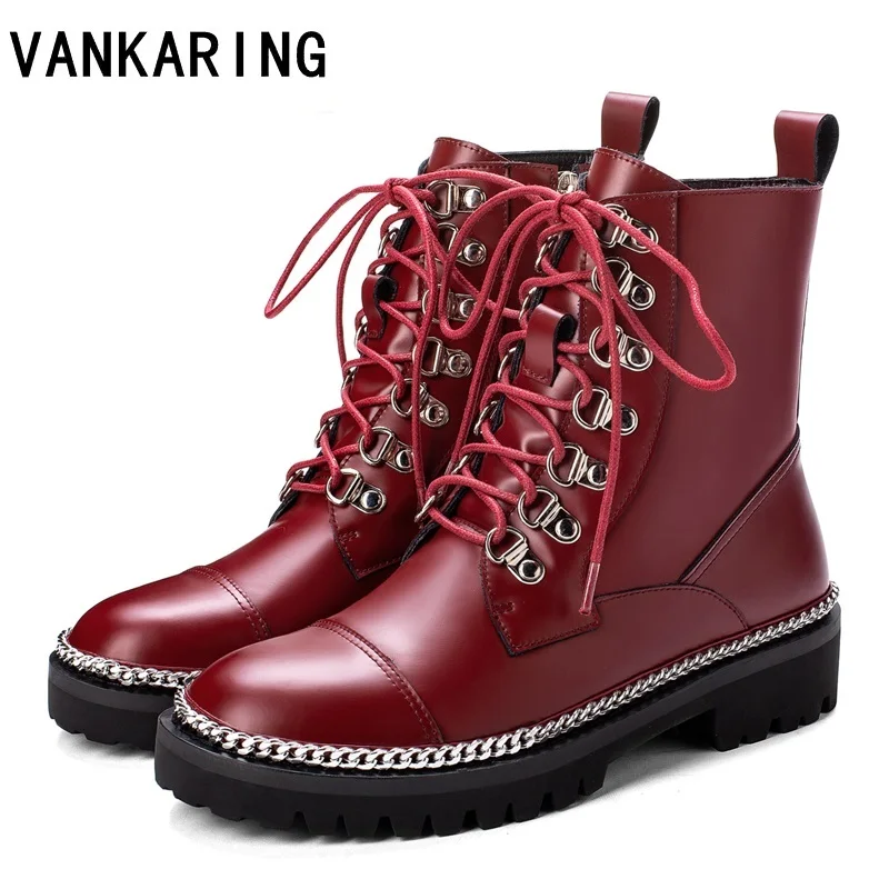 classic lce-up punk rivets autumn women boots platform motorcycle warm water-resistance upper non-slip quality ankle boots woman
classic lce-up punk rivets autumn women boots platform motorcycle warm water-resistance upper non-slip quality ankle boots woman
