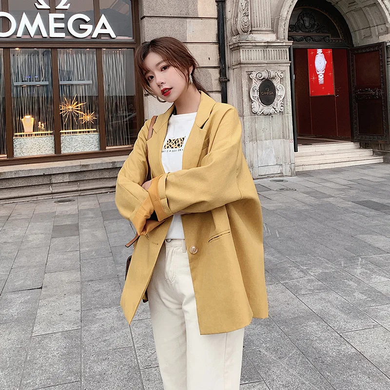 Main Map Small Suit Coat Women's Loose-Fit 2019 Spring And Autumn New Style Korean-style Students Fashion Retro South Korea CHIC
Main Map Small Suit Coat Women's Loose-Fit 2019 Spring And Autumn New Style Korean-style Students Fashion Retro South Korea CHIC