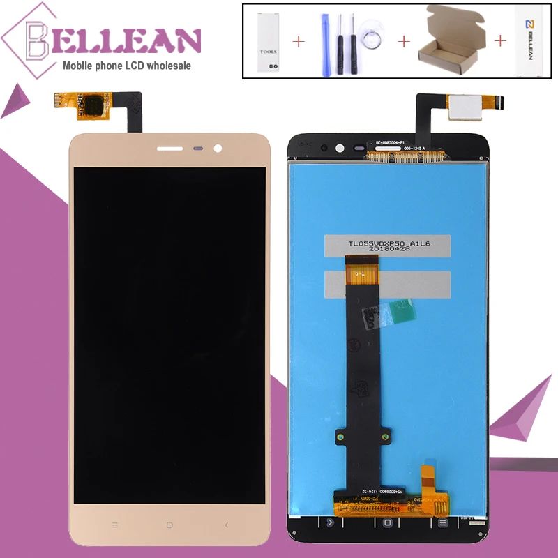 

HH AAA 150MM For Redmi Note 3 Display For Xiaomi Redmi Note 3 Lcd With Touch Screen Digitizer Assembly With Frame Free Ship