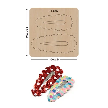 Hair Clip Cutting Dies Wooden DIY Scrapbook Suitable For Common Die Cutting Machines On The Market
Hair Clip Cutting Dies Wooden DIY Scrapbook Suitable For Common Die Cutting Machines On The Market