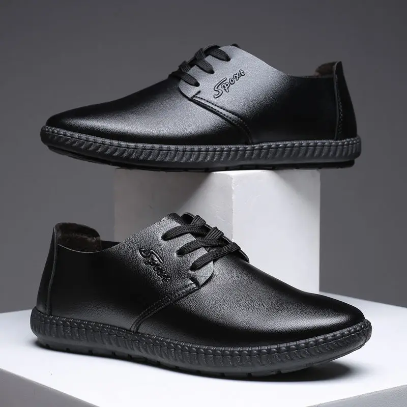 New Men Shoes Leather PU Leather Shoes Men Comfortable Low-top British Casual Single Shoes Leather Shoes Formal Shoes
New Men Shoes Leather PU Leather Shoes Men Comfortable Low-top British Casual Single Shoes Leather Shoes Formal Shoes