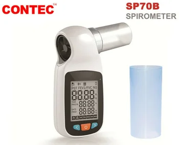 Handheld-Spirometer Lungenvolumenfunktion Bluetooth Testgerat with freies Mundstuck SP70B SPIROMETER
Handheld-Spirometer Lungenvolumenfunktion Bluetooth Testgerat with freies Mundstuck SP70B SPIROMETER