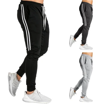 Fall Winter Mens Gym Training Pants Jogging Running Pants Men Joggers Bodybuilding Sweatpants Striped Track Pants Sport Trousers
Fall Winter Mens Gym Training Pants Jogging Running Pants Men Joggers Bodybuilding Sweatpants Striped Track Pants Sport Trousers
