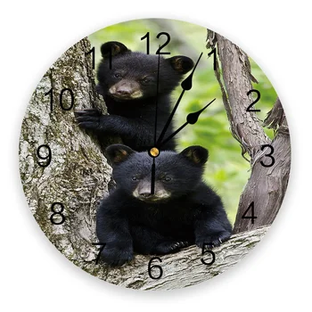 Black Bear Animal Tree Wall Clock Kitchen Home Living Room Decorative Kitchen Wall Decor Hanging Clock
Black Bear Animal Tree Wall Clock Kitchen Home Living Room Decorative Kitchen Wall Decor Hanging Clock