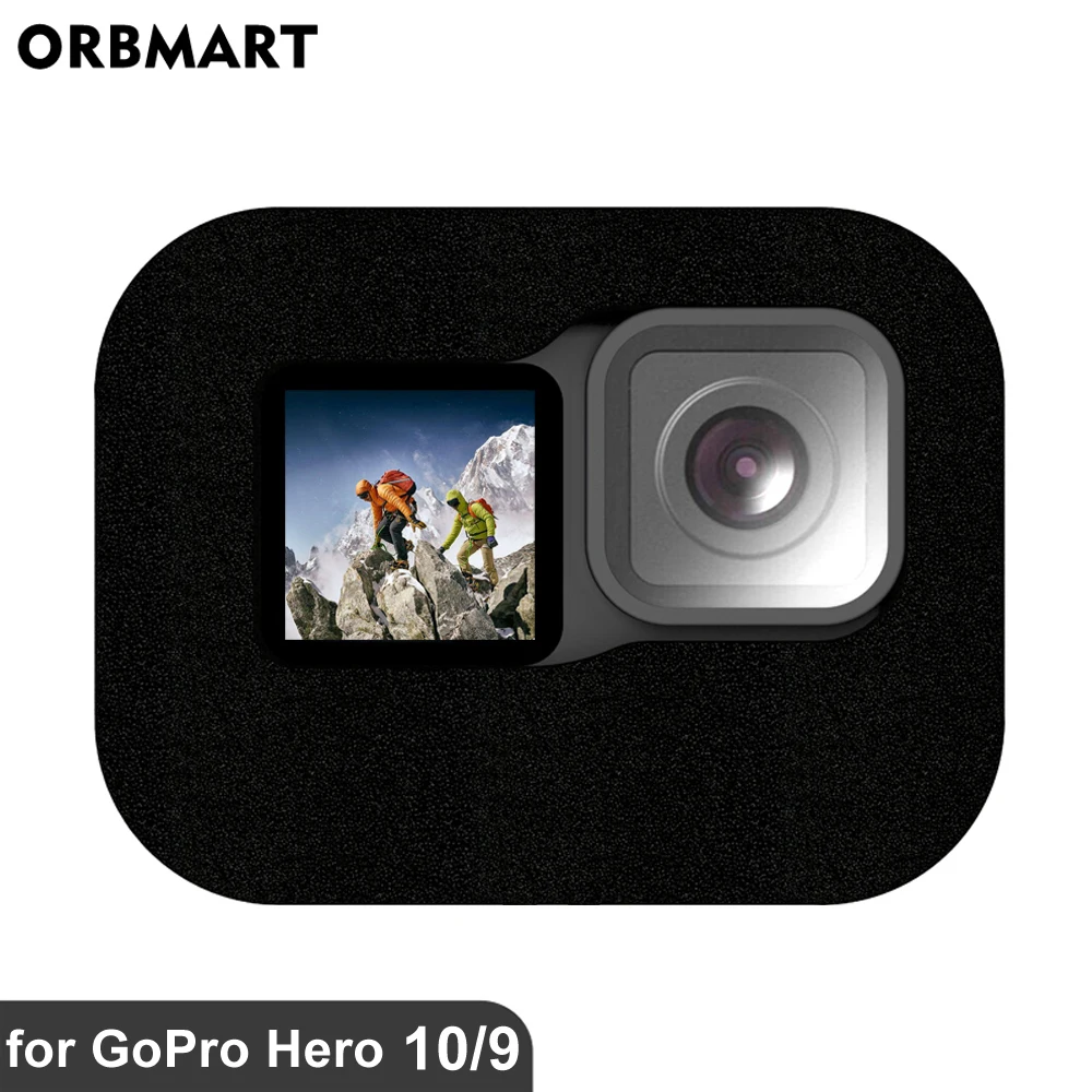Ветрозащитный чехол Windslayer для GoPro Hero 10 9 черный Поролоновый на лобовое стекло