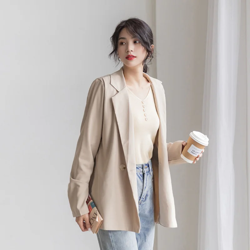 2019 Early Autumn New Style South Korea CHIC Small Suit Coat Casual Women's Loose-Fit Tops
2019 Early Autumn New Style South Korea CHIC Small Suit Coat Casual Women's Loose-Fit Tops