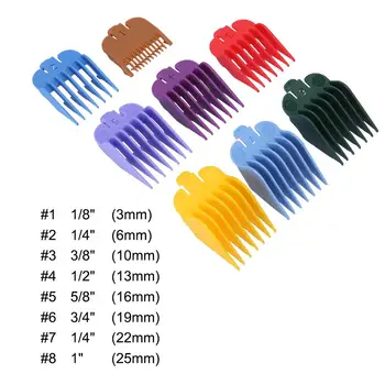 Barber Accessories Or Home Usage Hair Cutting Guardsman Guards Hair Clipper Guides for Hair Salon 8 PCS
Barber Accessories Or Home Usage Hair Cutting Guardsman Guards Hair Clipper Guides for Hair Salon 8 PCS