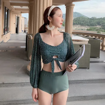 Bikini 2020 Badpak Swimsuit Push Up Surf Suits Surfing Swimwear Bathing Clothes Suit Female Green Floral Two Piece Bikinis Sexy
Bikini 2020 Badpak Swimsuit Push Up Surf Suits Surfing Swimwear Bathing Clothes Suit Female Green Floral Two Piece Bikinis Sexy